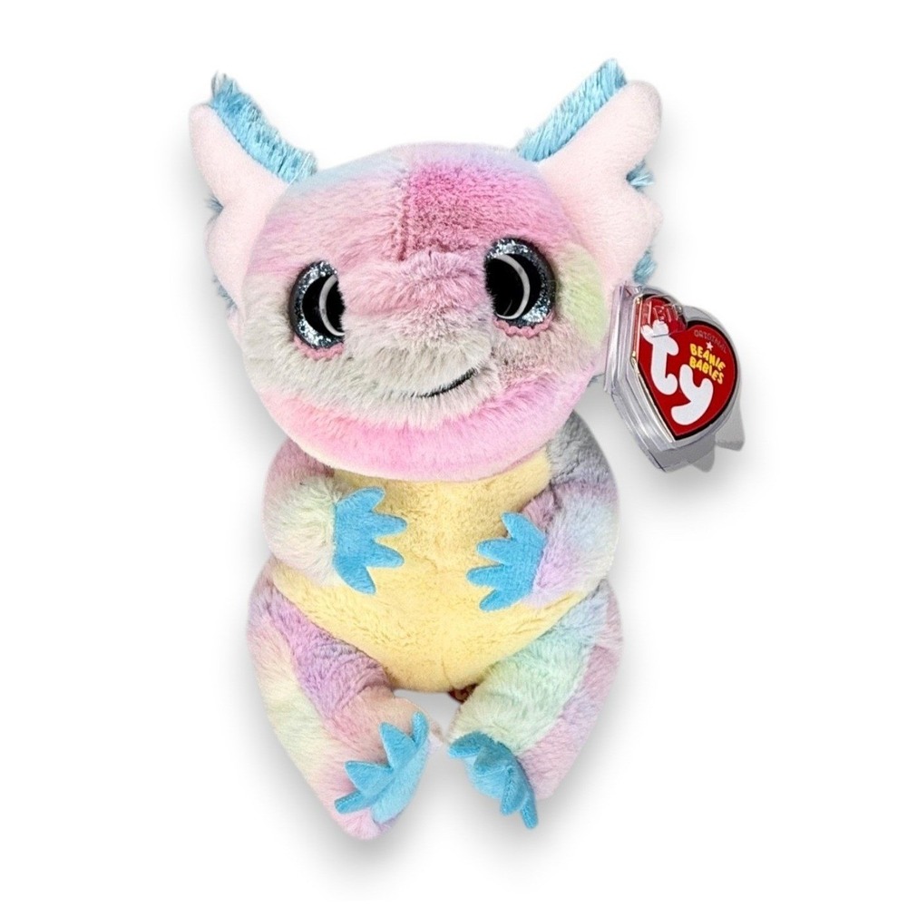 Loxie the Axolotl | Pastel Lagoon Cutie | Mint Heart Tag TY Beanie Baby